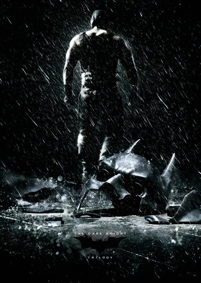 Batman: Kara Şövalye Üçlemesi metal tablo