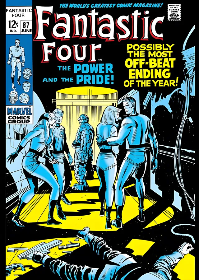 Fantastic Four: Power and the Pride metal tablo
