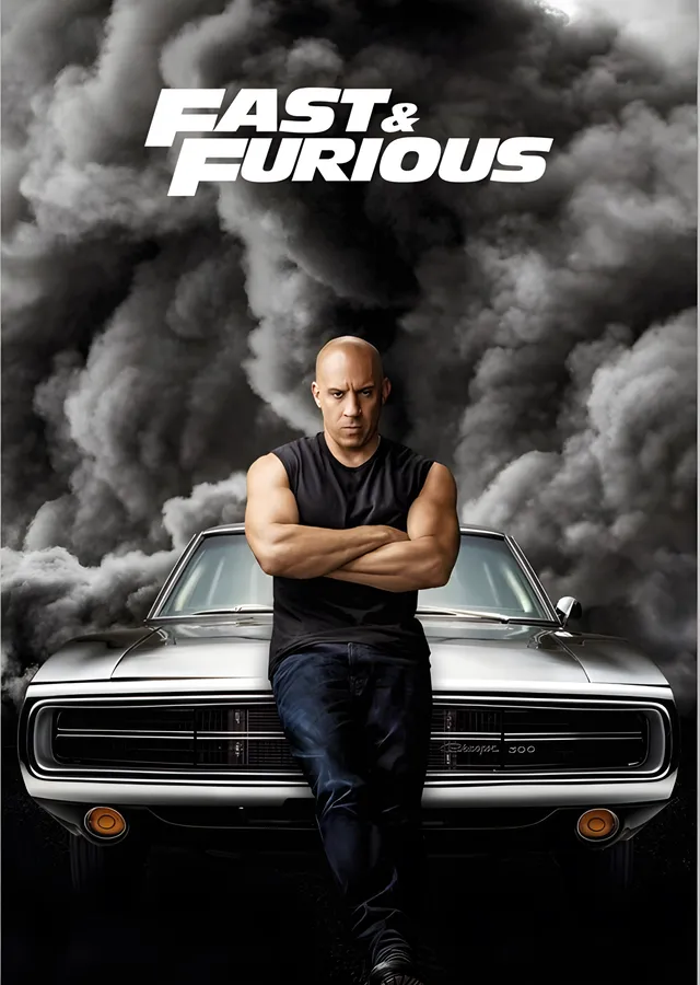 Fast & Furious: Dominic Toretto metal tablo