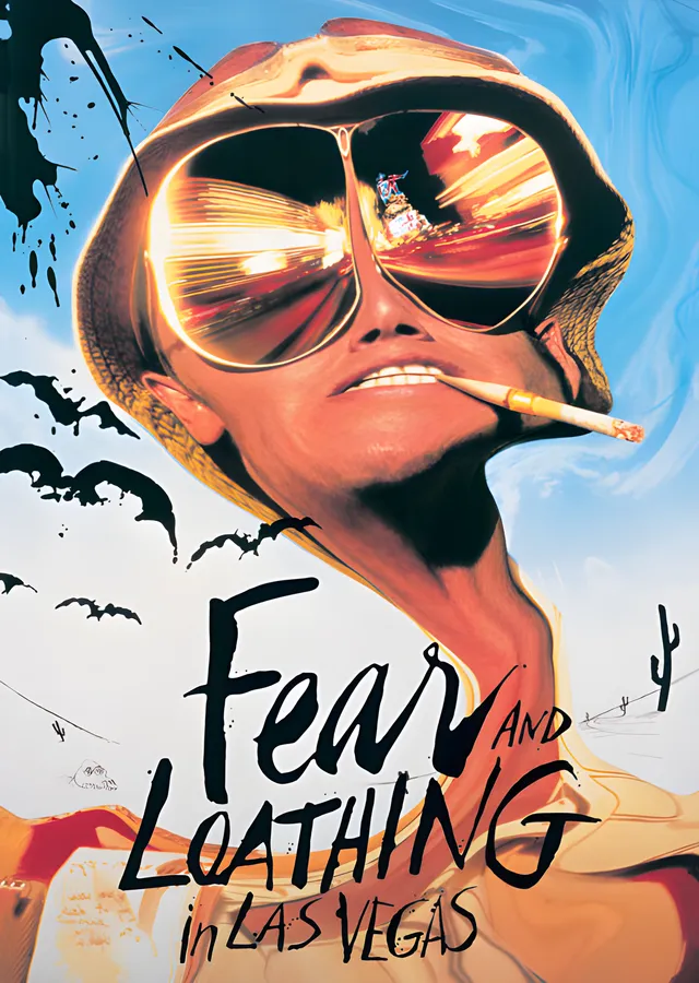 Fear and Loathing in Las Vegas metal tablo