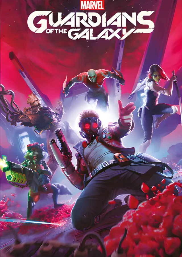 Guardians of the Galaxy: Oyun Sürümü metal tablo