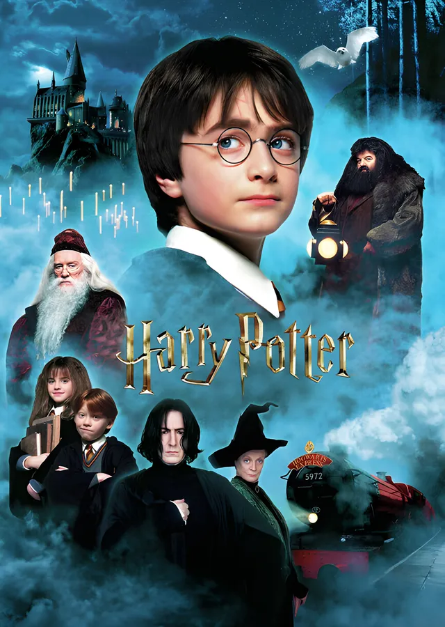 Harry Potter and the Philosopher's Stone metal tablo