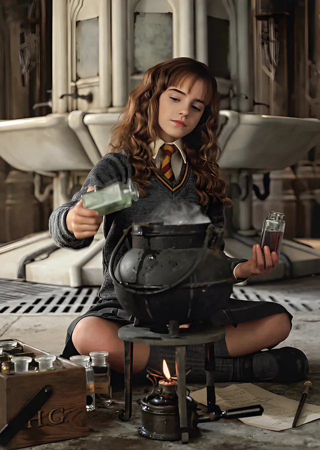 Hermione Granger: İksir Dersi metal tablo