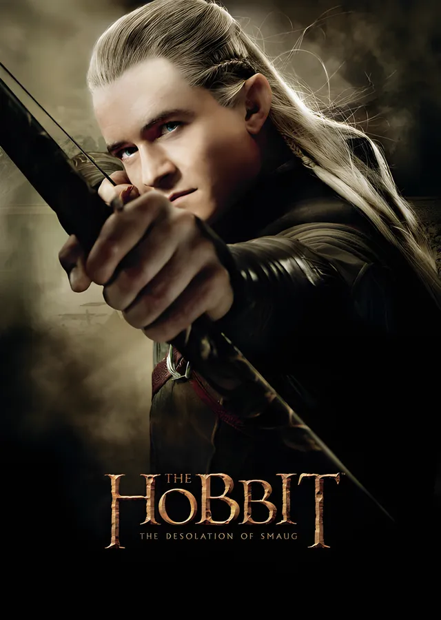 The Hobbit: Legolas metal tablo