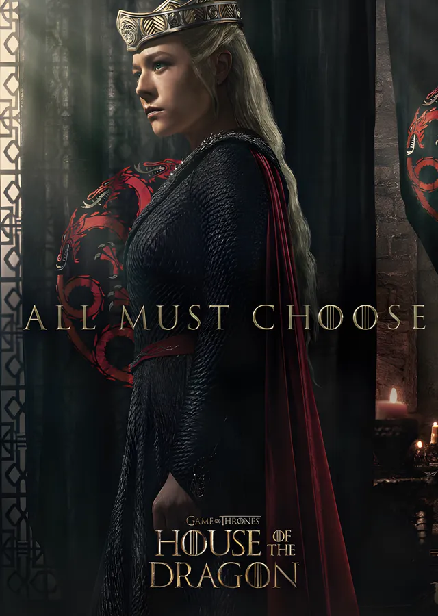 House of the Dragon: Rhaenyra Targaryen metal tablo