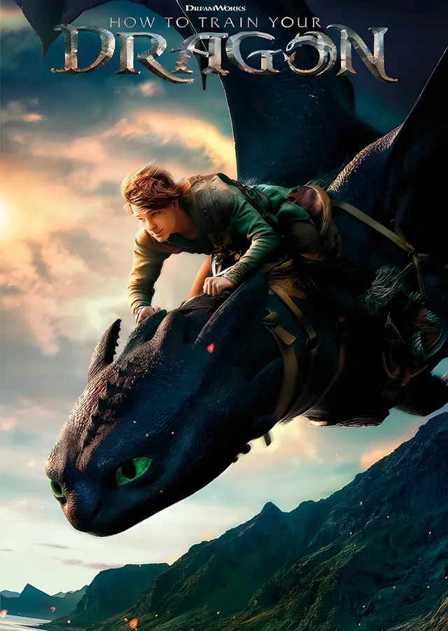 How to Train Your Dragon: Hiccup ve Toothless metal tablo