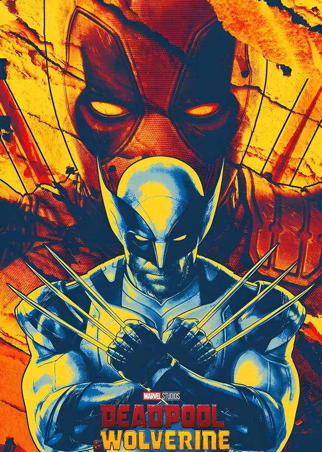 Deadpool & Wolverine: Pençeler metal tablo