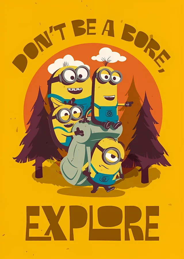 Minions: Don't Be a Bore, Explore metal tablo