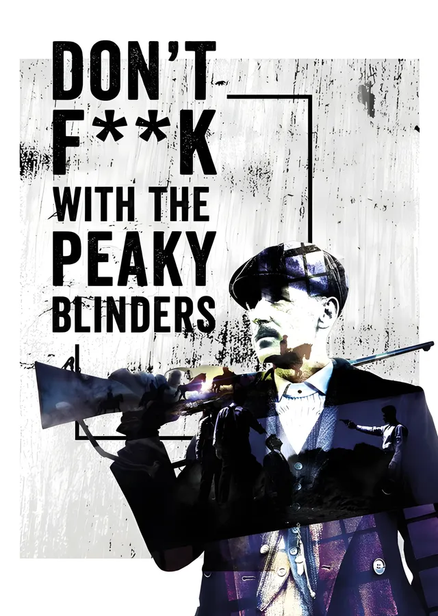 Peaky Blinders: Tommy Shelby ve Tüfek metal tablo