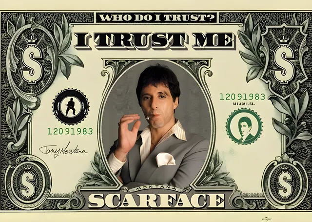 Scarface: I Trust Me metal tablo