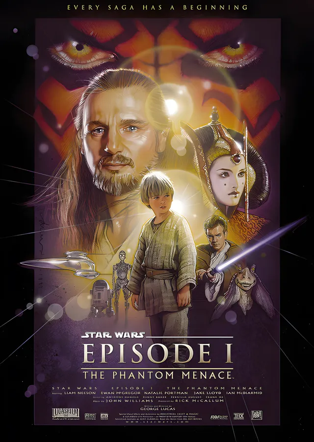 Star Wars: The Phantom Menace metal tablo