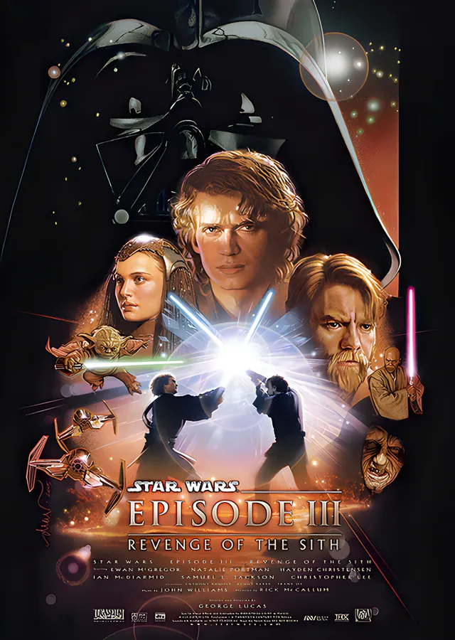 Star Wars: Revenge of the Sith metal tablo