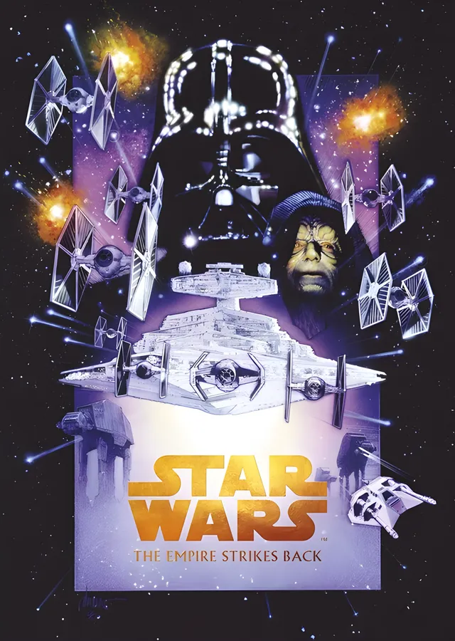 Star Wars: The Empire Strikes Back metal tablo