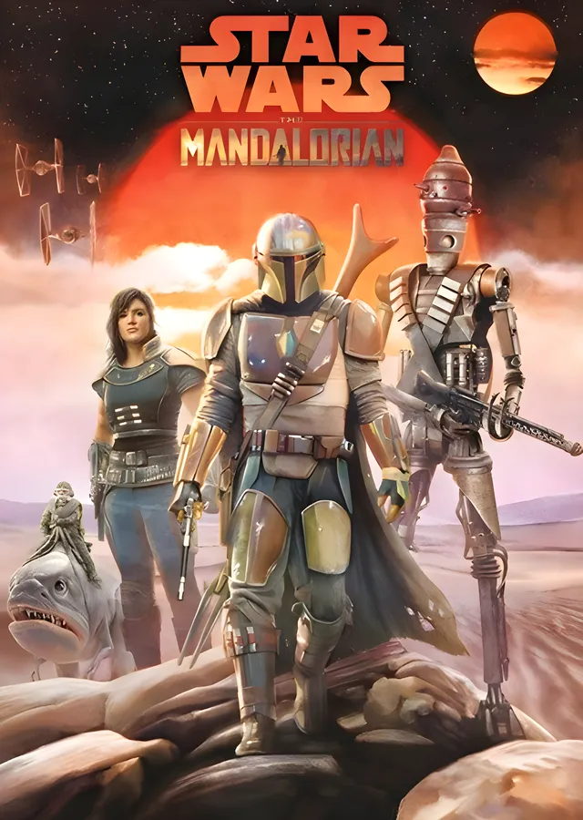 The Mandalorian: Ekip metal tablo