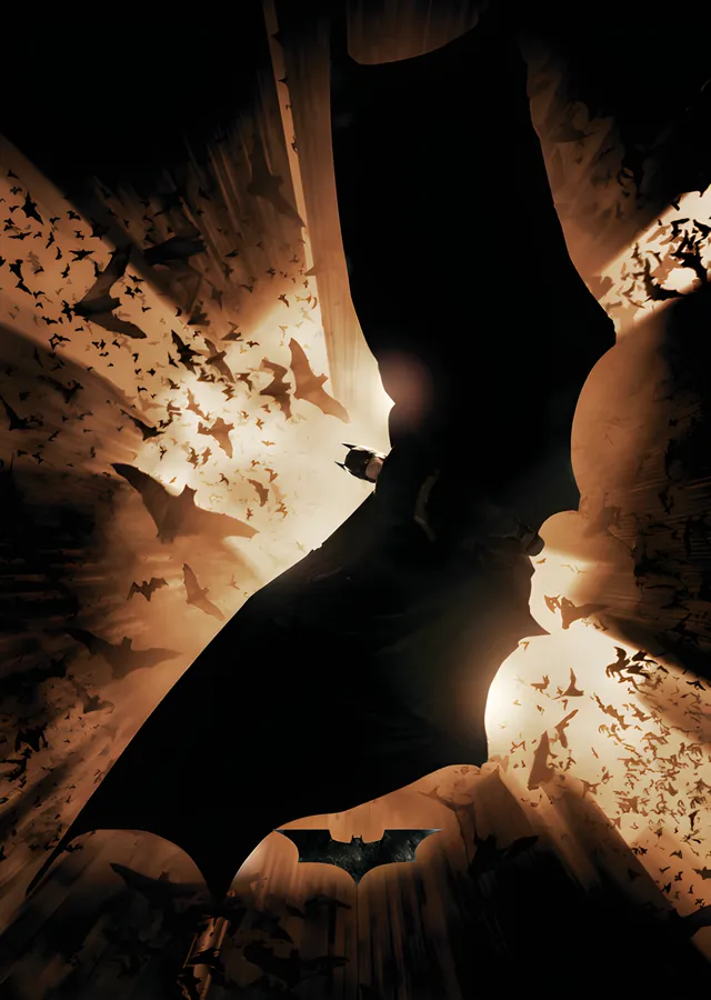 The Dark Knight Trilogy: Yarasa Kanatları metal tablo