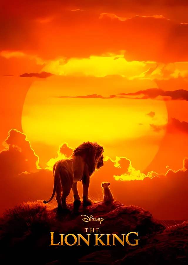 The Lion King: Gün Batımı metal tablo