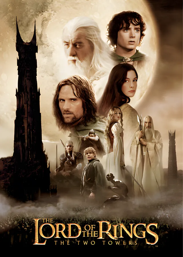 The Lord of the Rings: The Two Towers metal tablo
