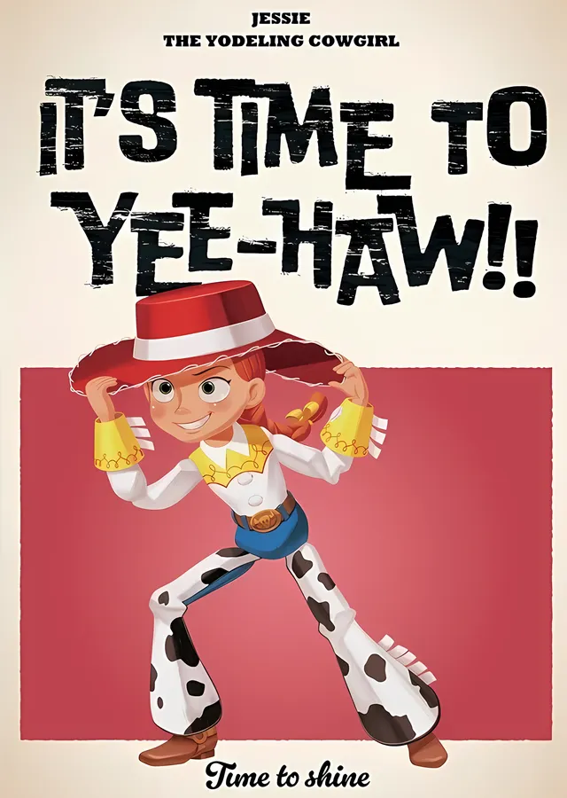 Toy Story: Jessie metal tablo