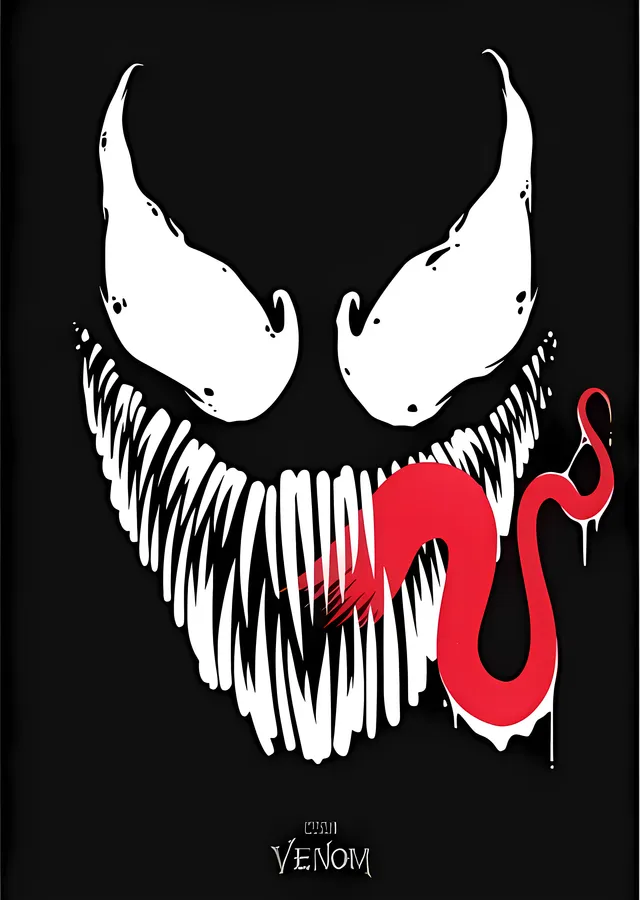 Venom: Siyah Yüz metal tablo