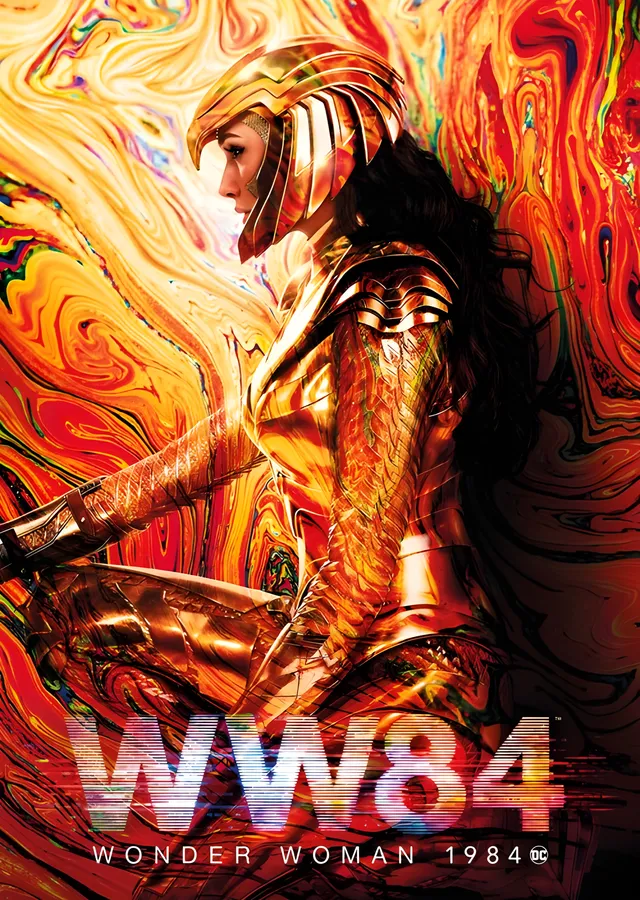 Wonder Woman 1984 metal tablo