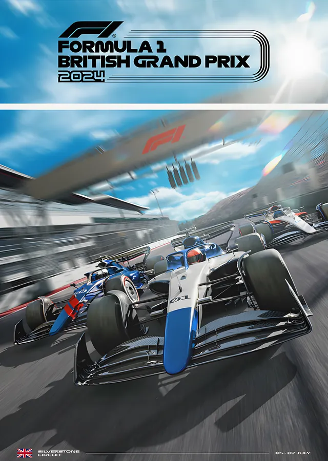 Britanya Grand Prix · 2024 F1 metal tablo