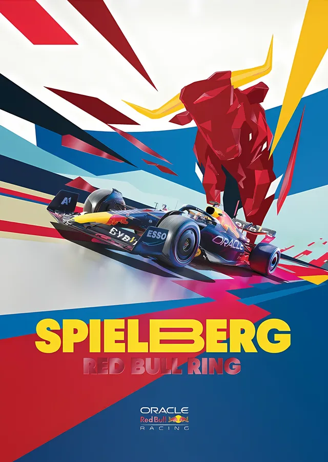 Avusturya Grand Prix · 2022 Red Bull Racing metal tablo