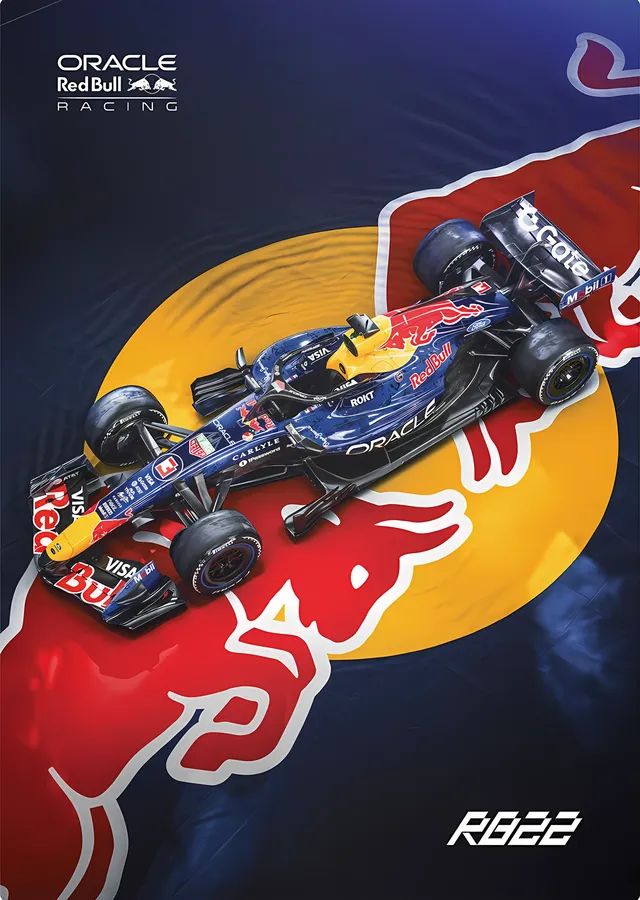 Red Bull Racing · RB22 2026 metal tablo