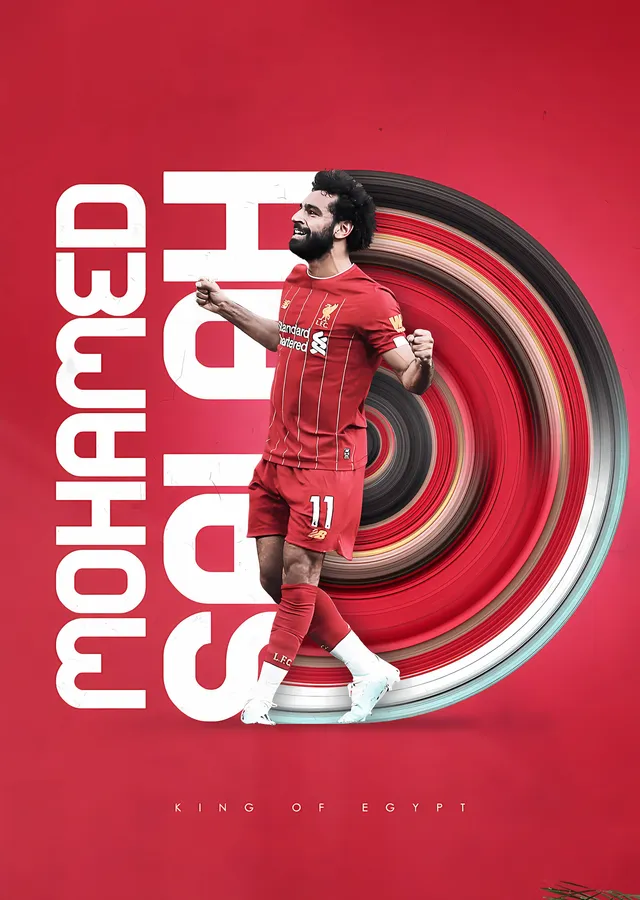 Mohamed Salah: King of Egypt metal tablo