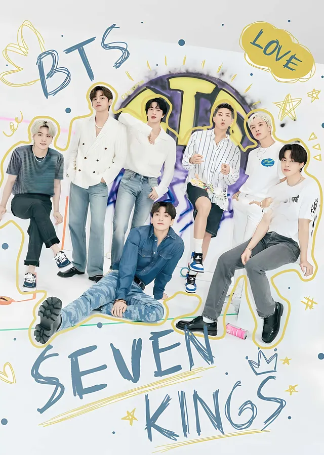 BTS: Seven Kings metal tablo