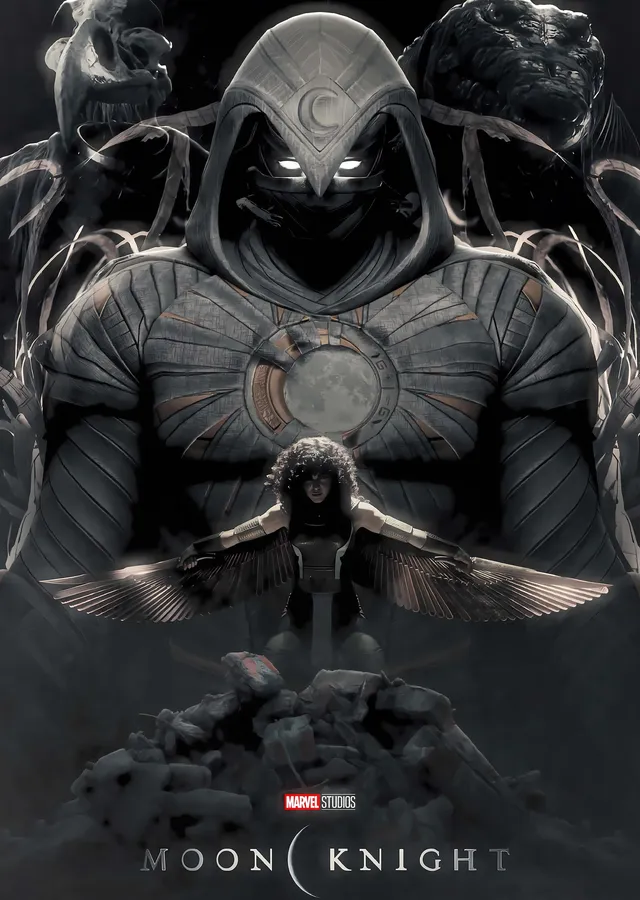 Moon Knight metal tablo
