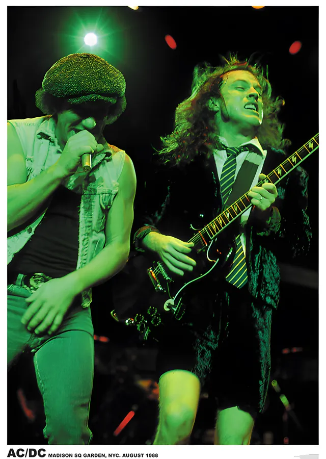 AC/DC: Madison Square Garden 1988 metal tablo