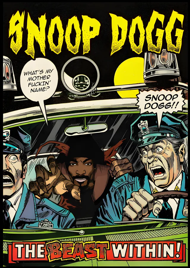 Snoop Dogg: The Beast Within metal tablo