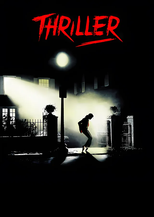 Michael Jackson: Thriller · Sokak Silüeti metal tablo