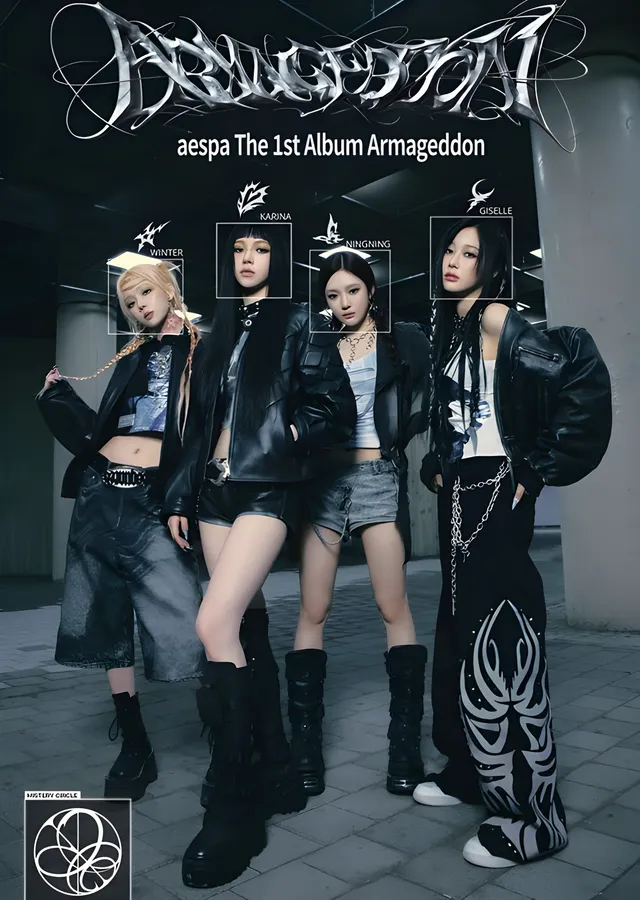aespa: Armageddon metal tablo