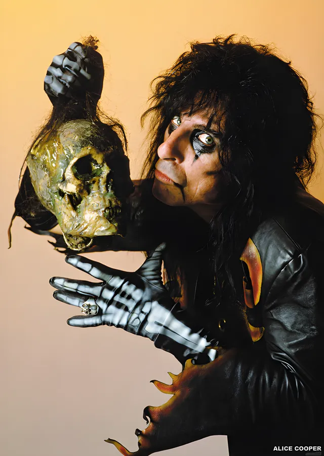 Alice Cooper: Kurukafa metal tablo