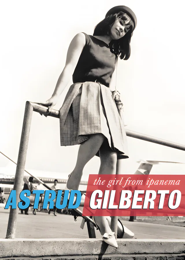 Astrud Gilberto: The Girl from Ipanema metal tablo