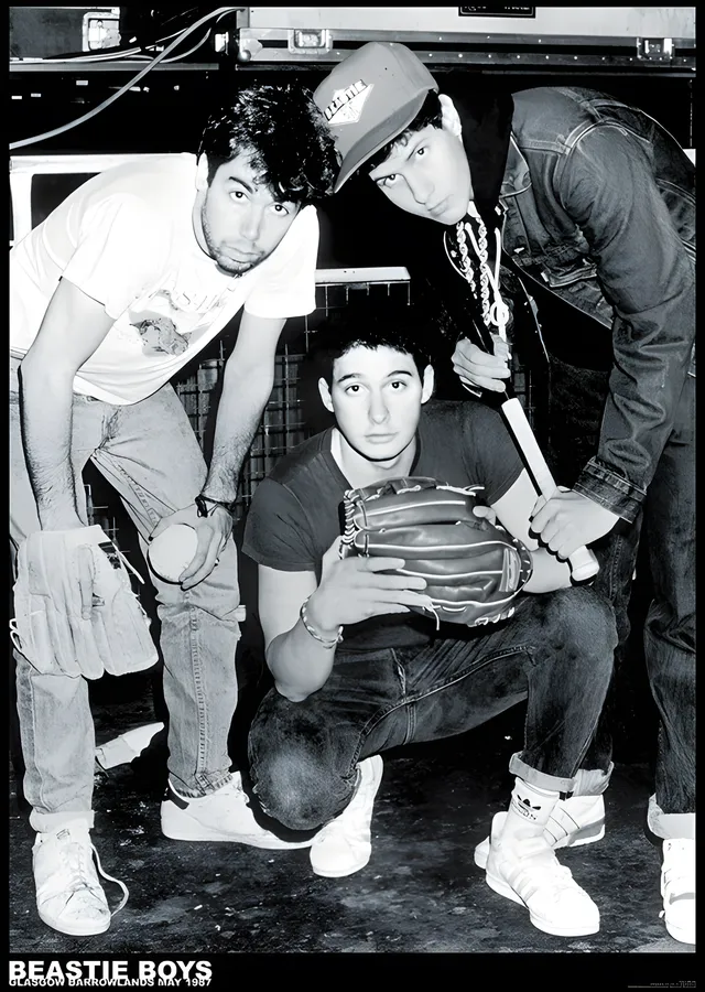 Beastie Boys: Glasgow 1987 metal tablo