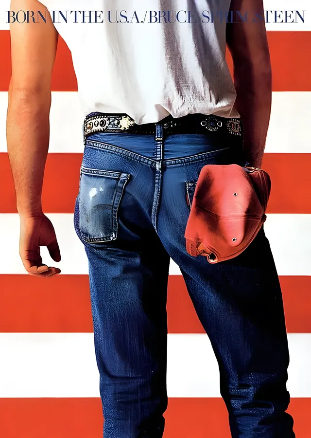 Bruce Springsteen: Born in the U.S.A. metal tablo