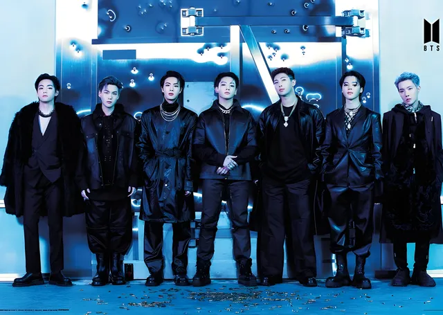 BTS: Sahne Işıkları metal tablo