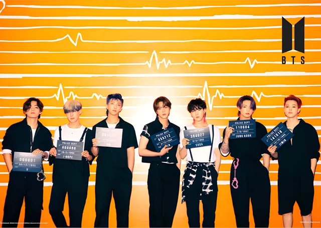 BTS: Police Dept metal tablo