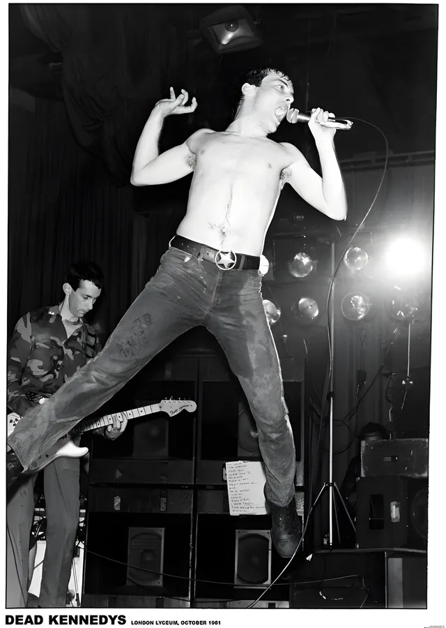 Dead Kennedys: Londra 1981 metal tablo