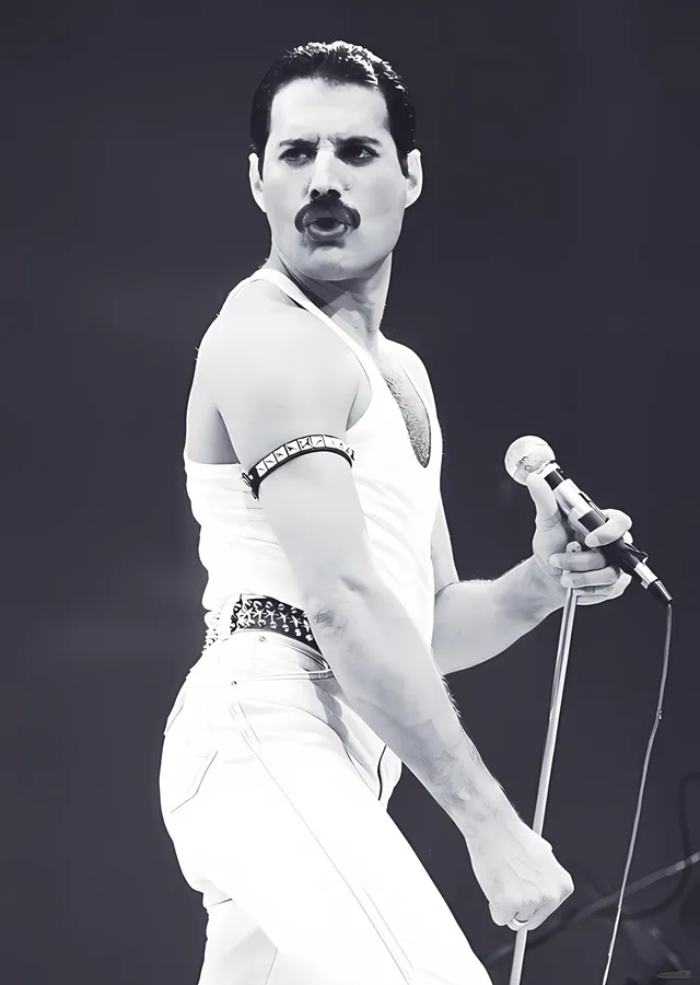 Freddie Mercury: Live Aid metal tablo