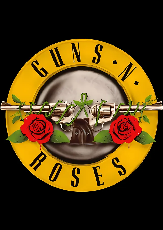 Guns N' Roses: Amblem metal tablo