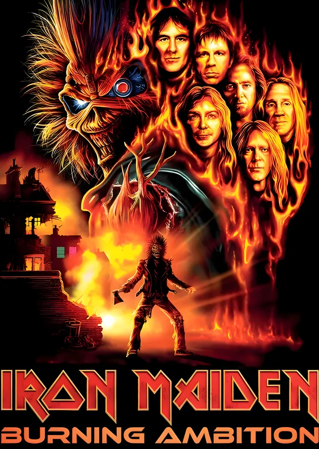 Iron Maiden: Burning Ambition metal tablo