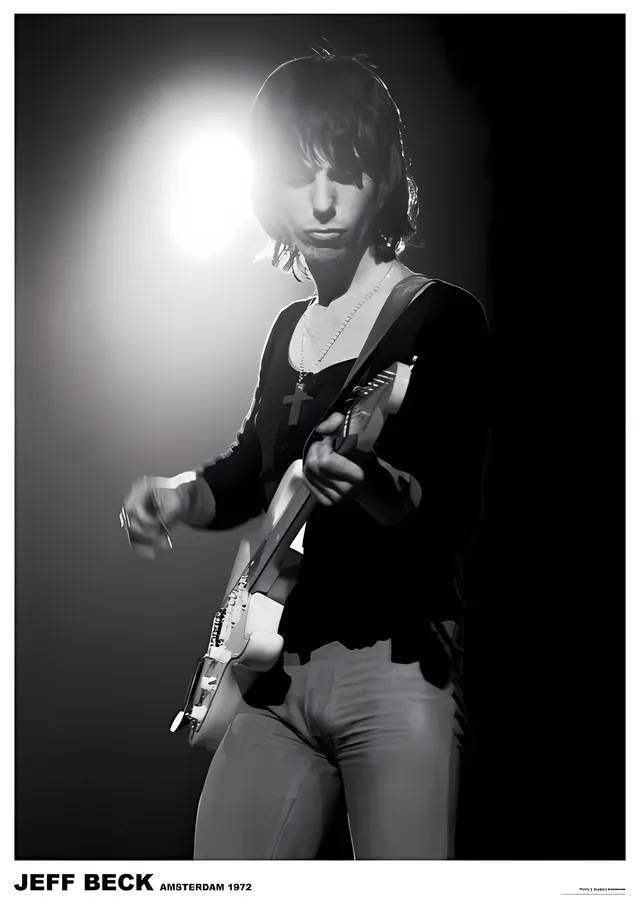 Jeff Beck: Rotterdam 1972 metal tablo
