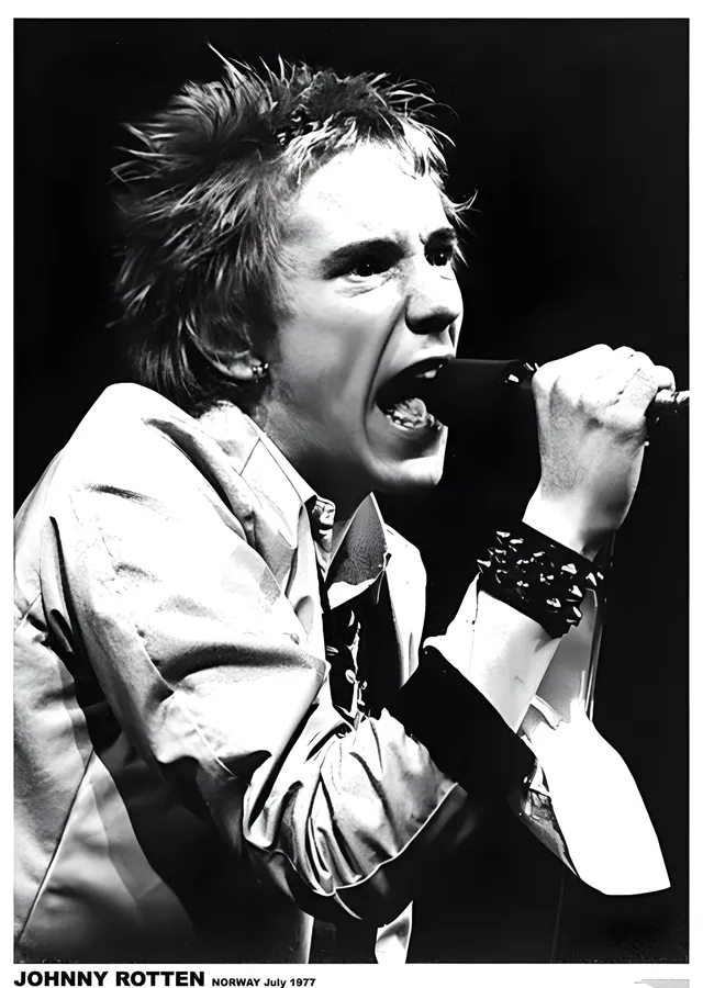 Johnny Rotten: Norveç 1977 metal tablo