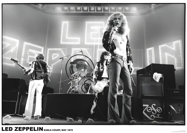 Led Zeppelin: Earls Court 1975 metal tablo