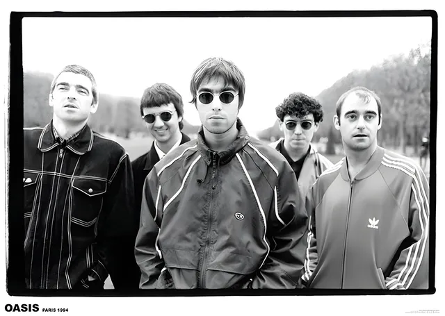 Oasis: Paris 1994 metal tablo
