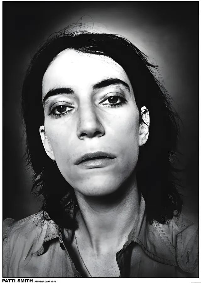 Patti Smith: Yakın Plan metal tablo