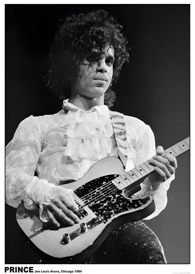 Prince: Telecaster metal tablo